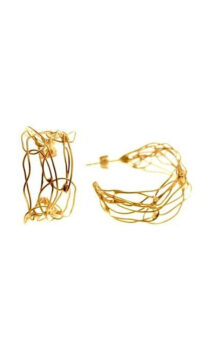 CATHERINE BIJOUX ‘WIRE’ EARRINGS – ROSE GOLD