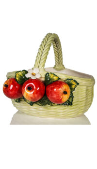 CERAMICHE D’ARTE ROUND ONDULATED BASKET