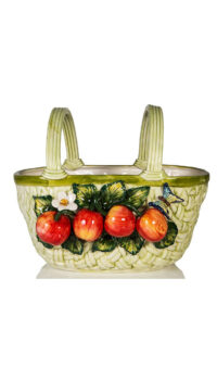 CERAMICHE D’ARTE CERAMIC BASKET – GREEN