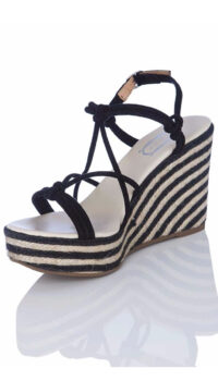 CARMEN SAIZ STRAPPY WEDGE
