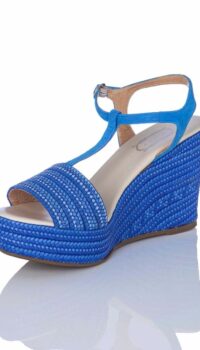 CARMEN SAIZ RAFFIA WEDGE