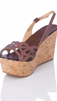 MARCELA YIL ‘FUN’ PLATFORM WEDGE – BROWN