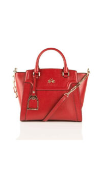 LA MARTINA “LA PORTENA” MINI TOTE – DARK RED