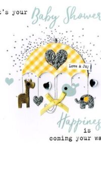 SECOND NATURE BABY SHOWER CARD