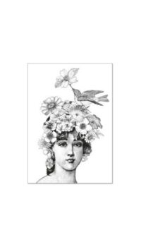 ALIBABETTE EDITIONS ‘FLORAL’ COLOUR ME CARD