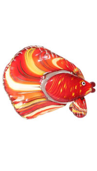 MIRHO GLASS FISH – RED / YELLOW /GOLD