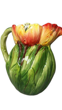 CERAMICHE D’ARTE CERAMIC ‘TULIPS’ PITCHER