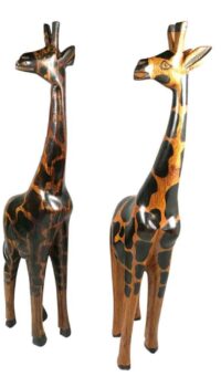 BAKO WOODEN GIRAFFE – BROWN/BLACK