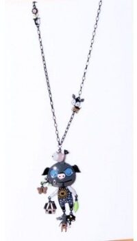 ARTICLES DE PARIS ‘BUSY PIG’ NECKLACE 5555