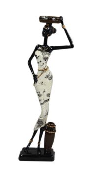 ALADDIN ‘STATUINA’ BLACK AFRICAN LADY – BLACK