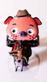 ARTICLES DE PARIS – ‘PIG’ RING – MULTI