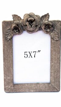 PASQUALETTI METAL PICTURE FRAME – METALLIC GREY