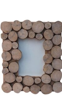 CENTRO DEL MUTAMENTO ‘CIRCLE’ PICTURE FRAME – NATURAL WOOD