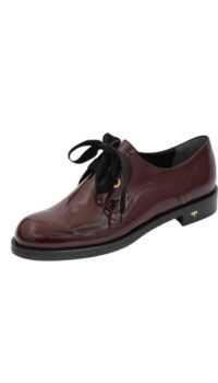 SITON ‘BOYZ’ POLISHED LEATHER LACE-UP OXFORD – BORDEAUX