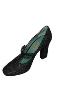 PAOLA D’ARCANO ‘SIXTY’ MARY JANE PUMP – BLACK