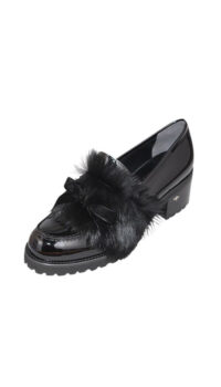 SITON BRUSHED LEATHER LOAFERS – BLACK