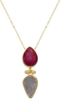 THE CRAFTSHOP GOLD-PLATED NECKLACE – BRASS