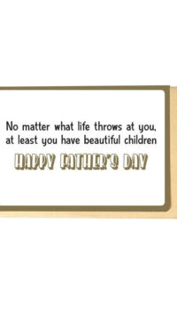 ENFANT TERRIBLE FATHER’S DAY CARD