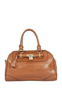 SMITH & CANOVA LEATHER SATCHEL – BROWN