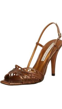 PURA LOPEZ OPEN-TOE SANDAL – BRONZE