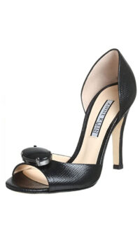 ANNE KLEIN NY ‘ATKINS’ PEEP TOE PUMP – BLACK